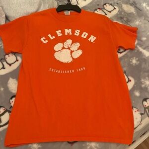Gildan Orange Clemson Short Sleeve Tee